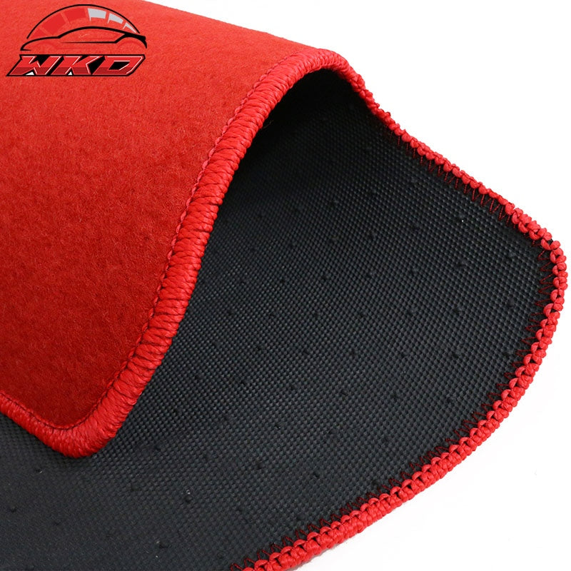 Fits 08-16 Chevrolet Cruze Floor Mats Nylon Red Non-Slip Auto Carpets 4PC Set