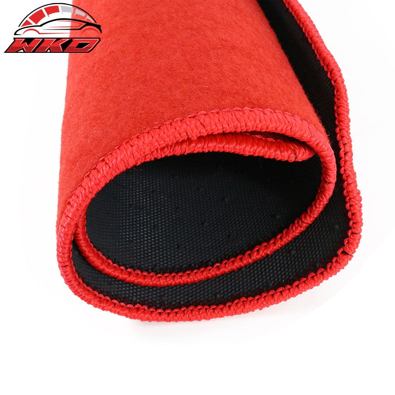 Fits 08-16 Chevrolet Cruze Floor Mats Nylon Red Non-Slip Auto Carpets 4PC Set