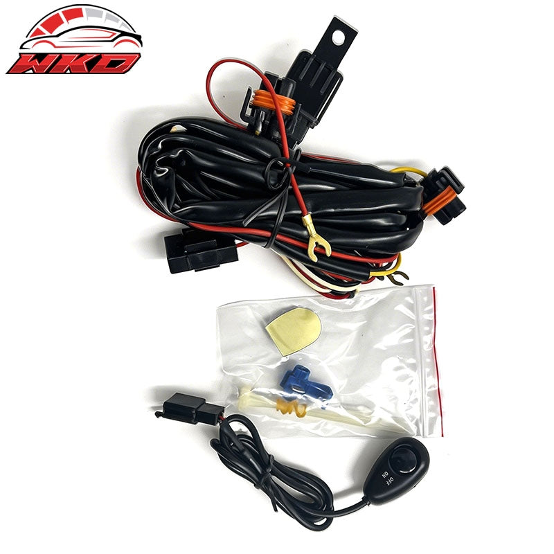 Fits 11-14 Chevrolet Cruze Front Bumper Fog Lights Lamps W/Wiring Clear Lens