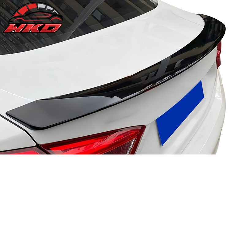Fits 16-19 Chevrolet Cruze Sedan Rear Trunk Spoiler Wing Lid Matte Black ABS