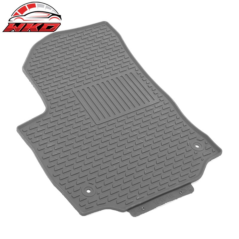 Fits 18-24 Chevrolet Equinox OE Style Floor Mats All Weather Carpets Latex Gray