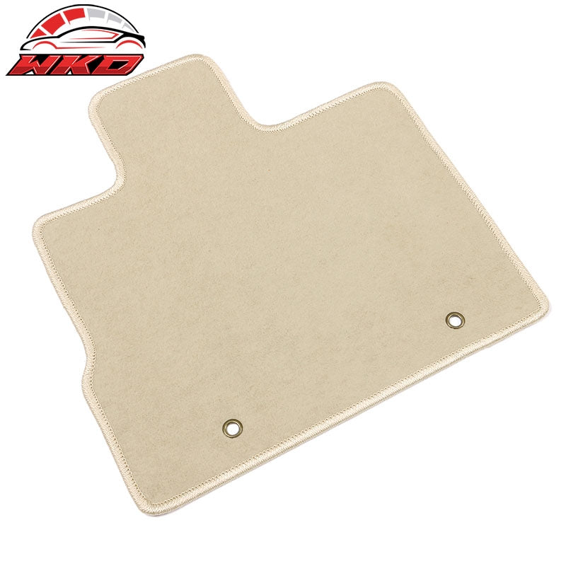 Fits 10-17 Chevrolet Equinox Beige Floor Mats Liner Front Rear Nylon Carpet 4PCS
