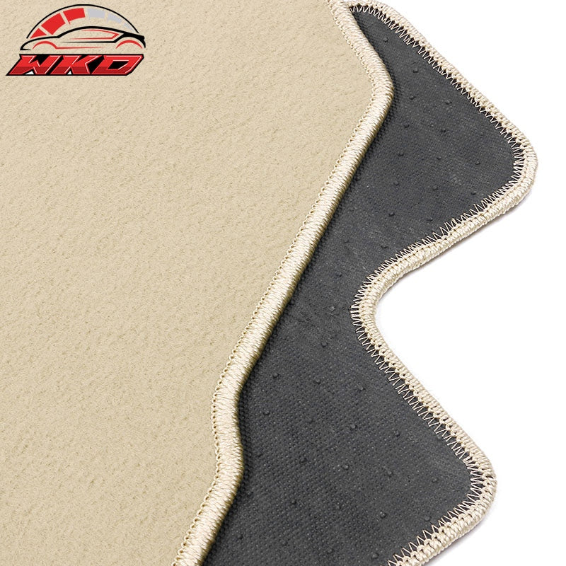 Fits 10-17 Chevrolet Equinox Beige Floor Mats Liner Front Rear Nylon Carpet 4PCS