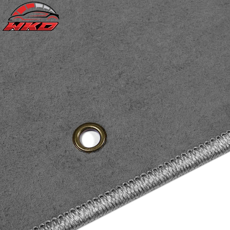 Fits 10-17 Chevrolet Equinox Floor Mats Liner Front Rear Nylon Grey Carpets 4PC