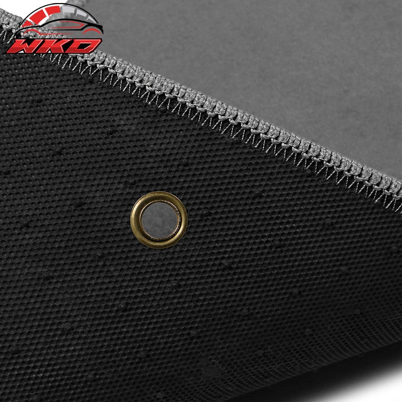 Fits 10-17 Chevrolet Equinox Floor Mats Liner Front Rear Nylon Grey Carpets 4PC