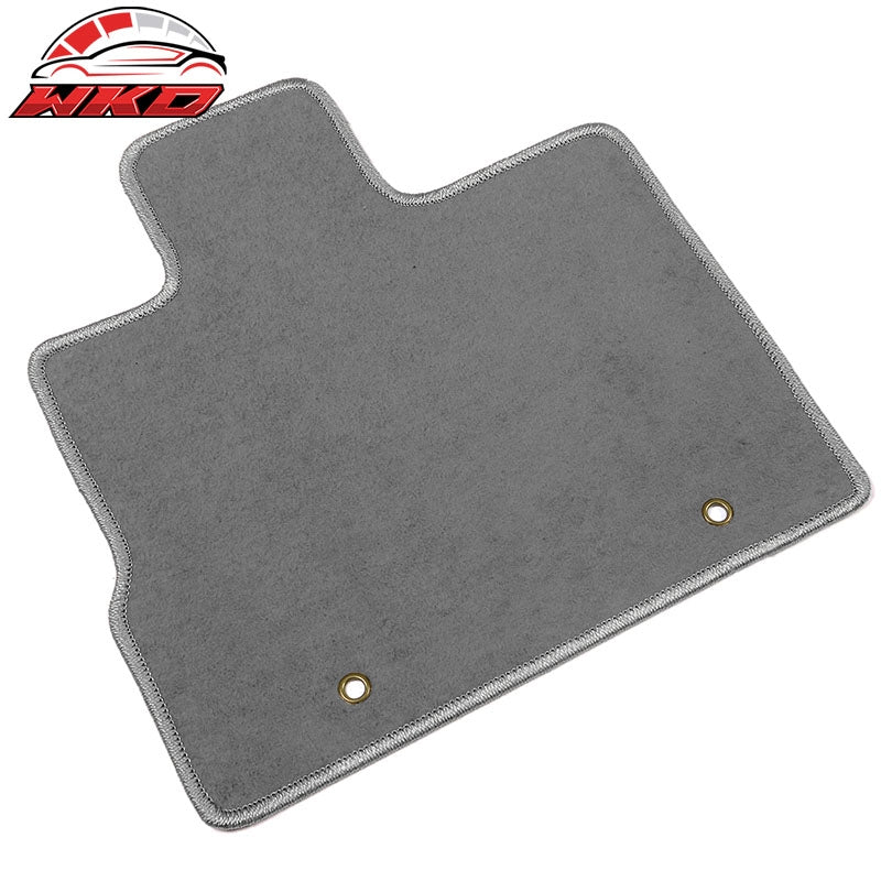 Fits 10-17 Chevrolet Equinox Floor Mats Liner Front Rear Nylon Grey Carpets 4PC