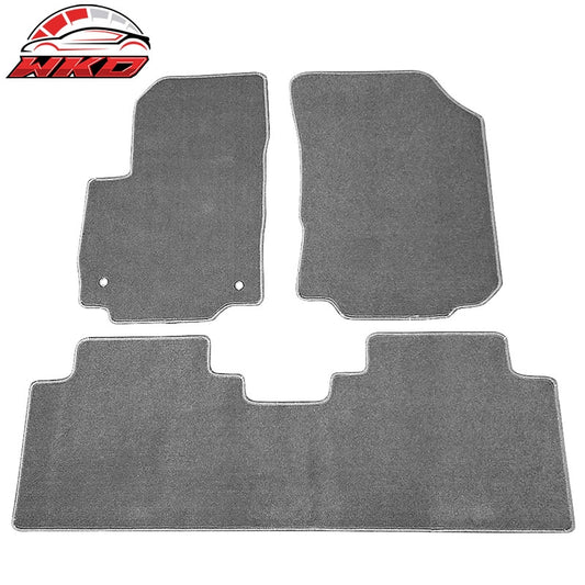 Wholesale 18-24 Chevrolet Equinox 3PCS Floor Mats Carpet Liner Front Rear Nylon Gray