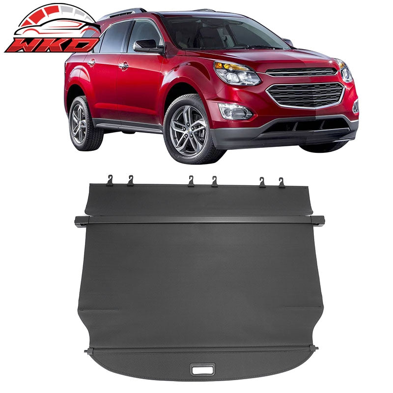 Fits 10-17 Chevrolet Equinox & GMC Terrain Rear Cargo Cover Carbon Fiber Texture