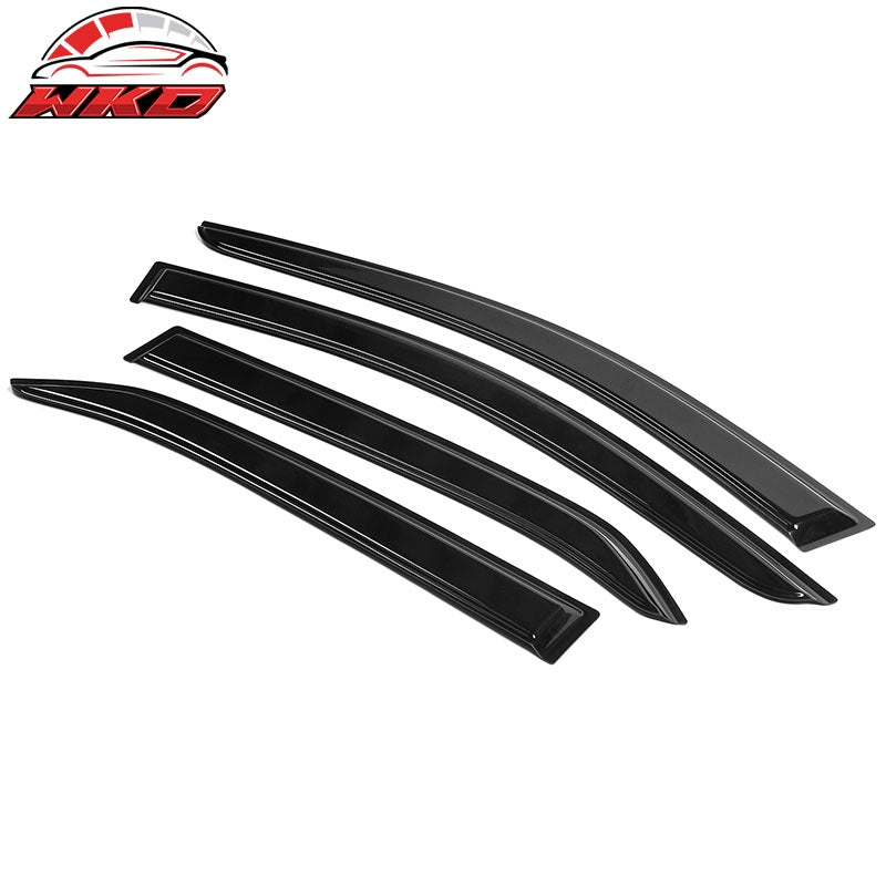 Fits 18-24 Chevy Equinox Window Visor Smoke Acrylic Sun Guard Rain Deflector 4Pc