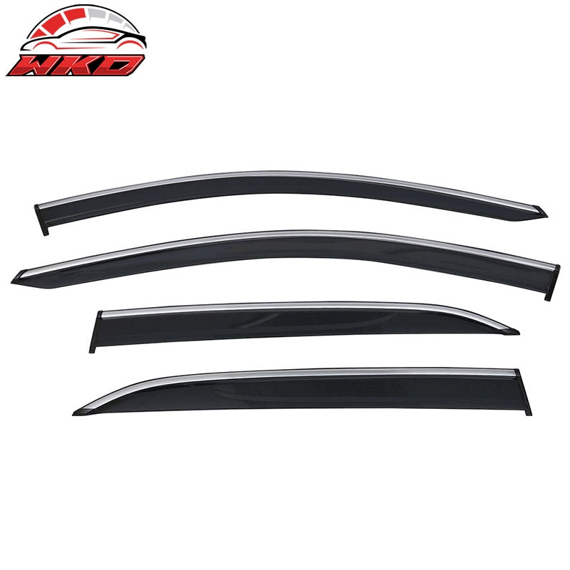 Wholesale 18-24 Chevy Equinox Polycarbonate Tape-On 4PC Window Visors Vent Rain Guard