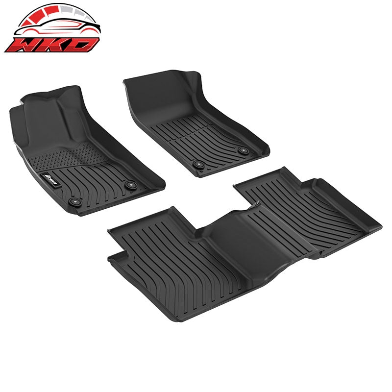 Fits 14-20 Chevrolet Impala TPE All Weather Waterproof 3D Floor Mats Carpets