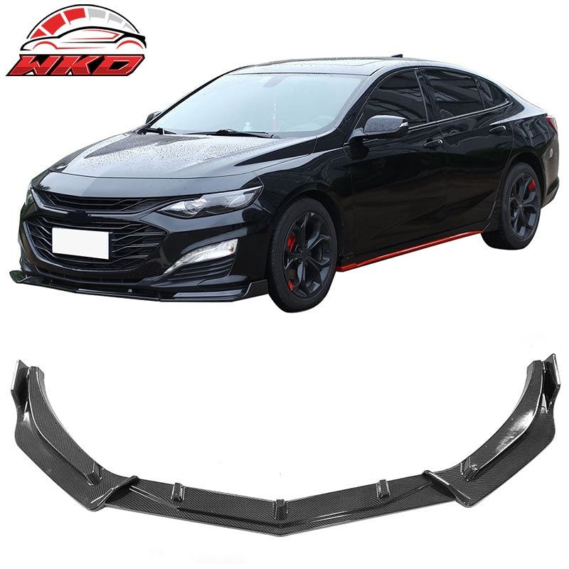 Wholesale For 19-25 Chevrolet Malibu IKON Front Bumper Lip Chin Spoiler Carbon Fiber Print - Wikond Auto