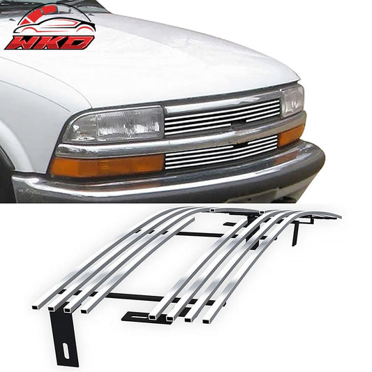 Wholesale 1998-2002 Chevrolet S10 Front Bumper Upper Billet Grille Insert Chrome - Wikond Auto