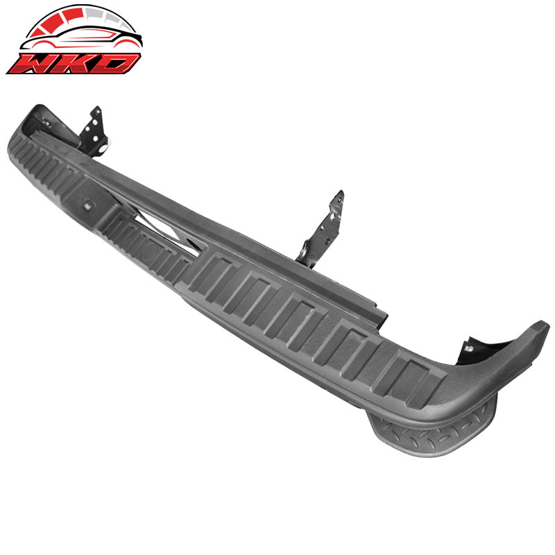 Fits 14-19 Silverado GMC Sierra Unpainted Rear Step Bumper w/ Sensor Holes