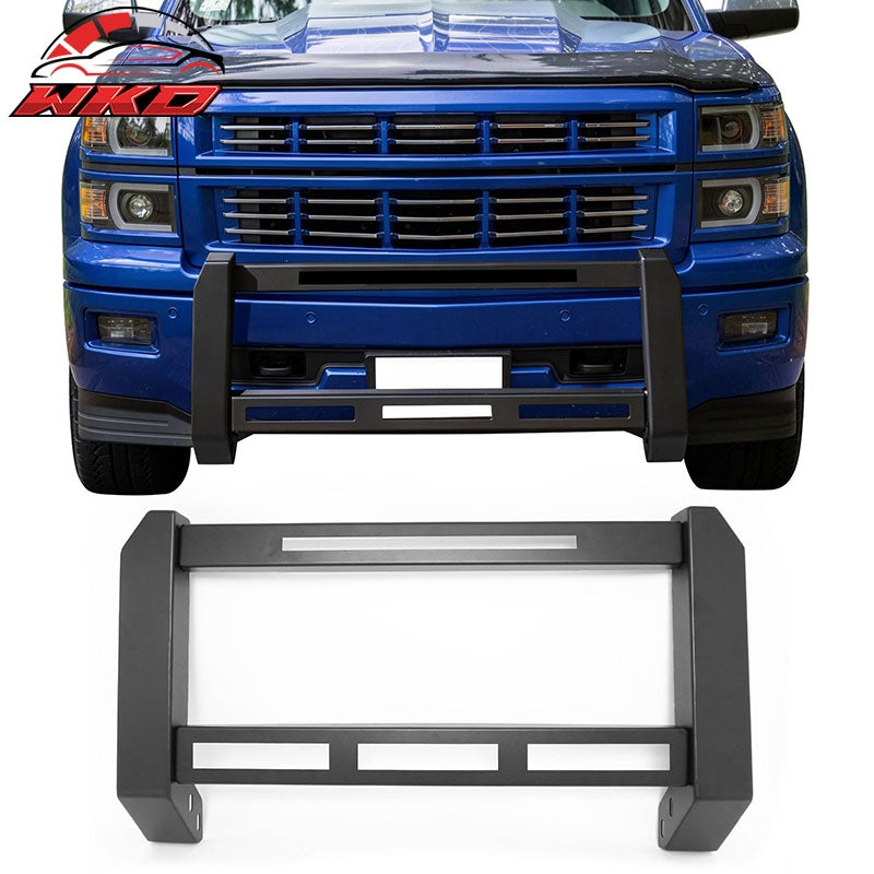 Wholesale 07-19 Chevrolet Silverado GMC Sierra 1500 Bull Bar Push Bumper Grille Guard - Wikond Auto