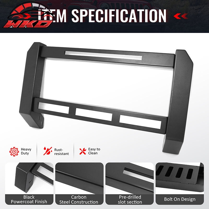 Wholesale 07-19 Chevrolet Silverado GMC Sierra 1500 Bull Bar Push Bumper Grille Guard - Wikond Auto