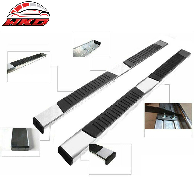 Fits 07-18 Chevy Silverado Sierra Extended Cab 78" Side Step Bars Running Boards