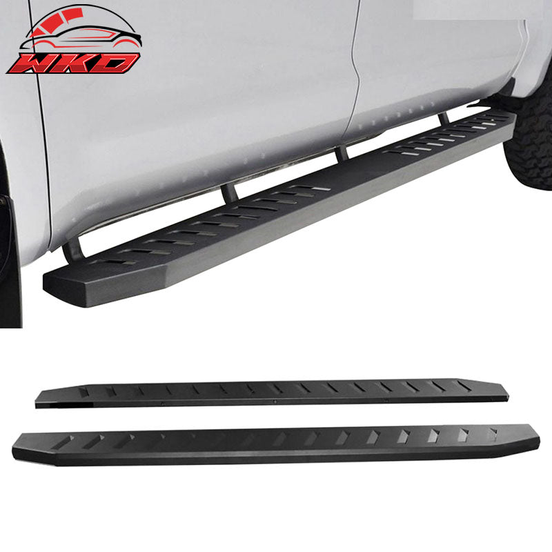 Fits 07-18 Chevy Silverado 1500 Extended/Double Cab Side Step Bar Running Boards