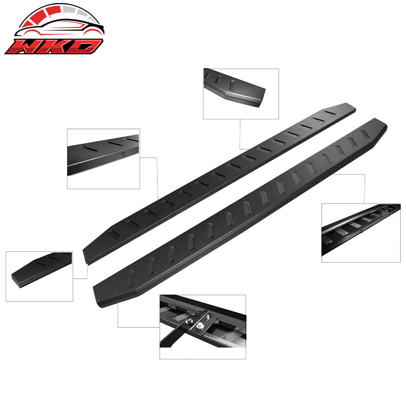 Fits 07-18 Chevy Silverado 1500 Extended/Double Cab Side Step Bar Running Boards