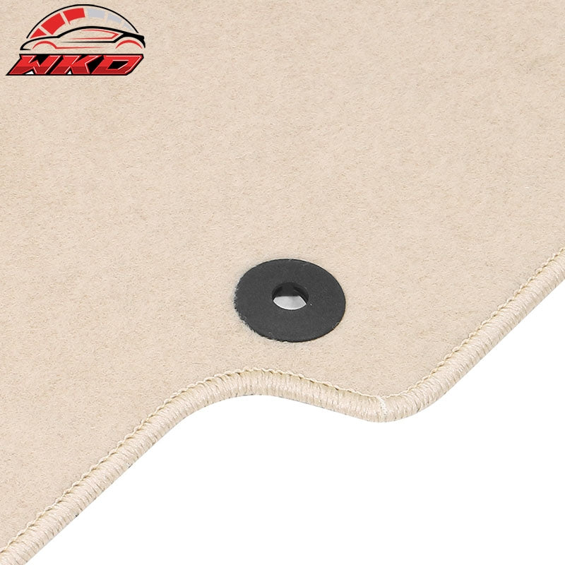 Fits 21-23 Chevrolet Suburban Tahoe GMC Yukon Nylon Floor Mats Carpet Beige 4PCS