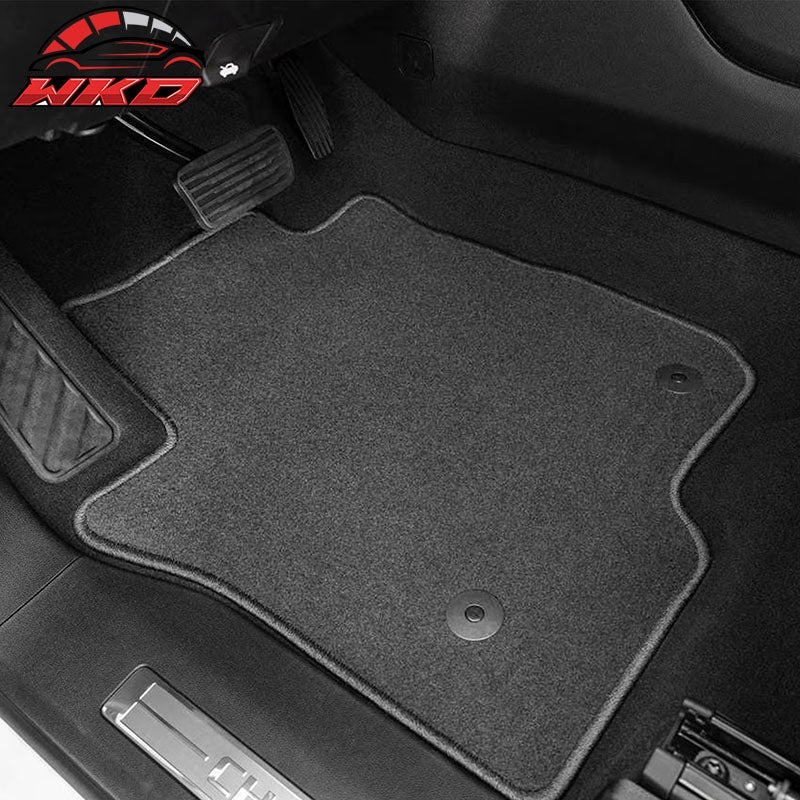 Fits 21-23 Chevrolet Suburban Tahoe GMC Yukon Nylon Floor Mats Carpet Gray 4PCS