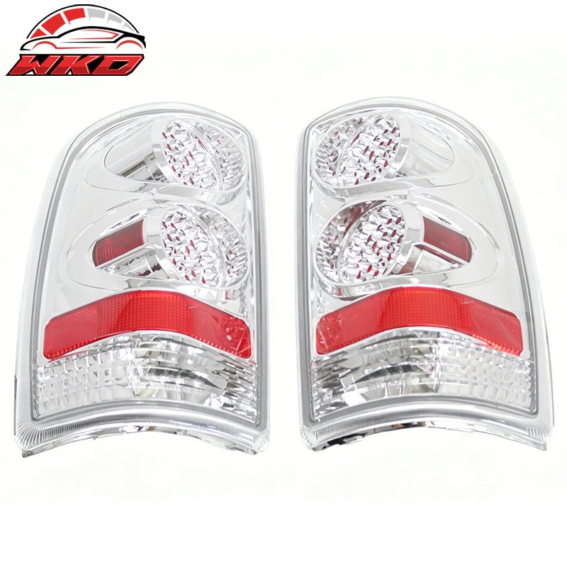 Fits 00-06 Chevrolet Suburban Yukon Tahoe Tail Lights Rear Brake Lamp Clear Lens