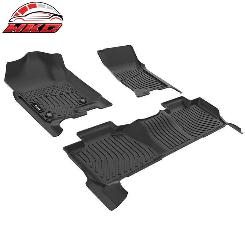 Fits 07-14 Chevrolet Tahoe & GMC Yukon 5 Seats All Weather Floor Mats Carpet TPE