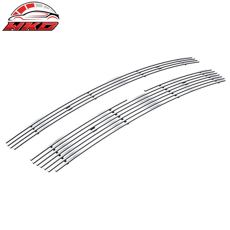 Fits 09-14 Chevrolet Tahoe Hybrid Billet Style Front Upper Grille Insert Chrome