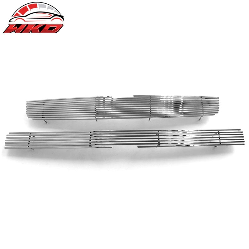 Fits 09-14 Chevrolet Tahoe Hybrid Billet Style Front Upper Grille Insert Chrome