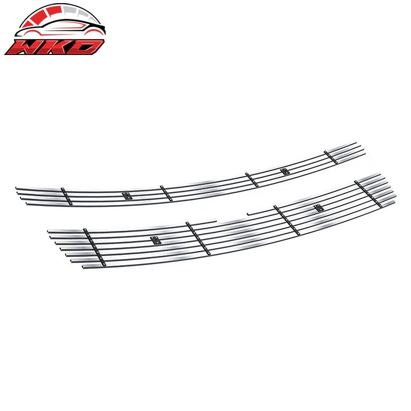 Fits 09-14 Chevrolet Tahoe Hybrid Billet Style Front Upper Grille Insert Chrome