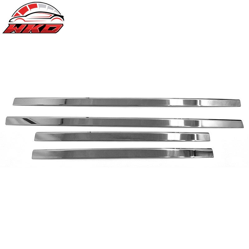 Fits 02-09 Chevrolet Trailblazer Window Belt Molding Trim Stainless Steel 4PCS