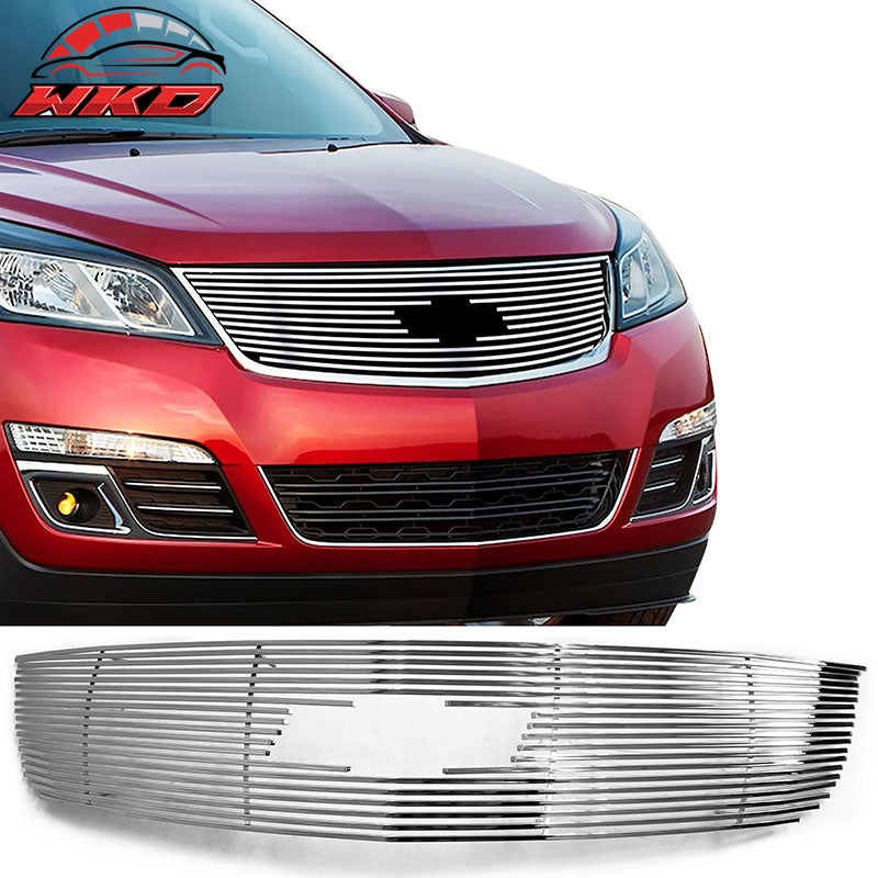 Wholesale 14-17 Chevrolet Traverse Billet Style Front Upper Grille Insert Chrome