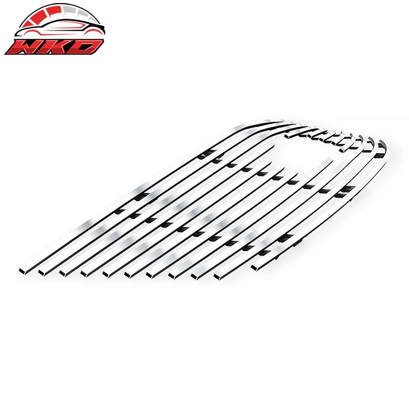 Fits 14-17 Chevrolet Traverse Billet Style Front Upper Grille Insert Chrome