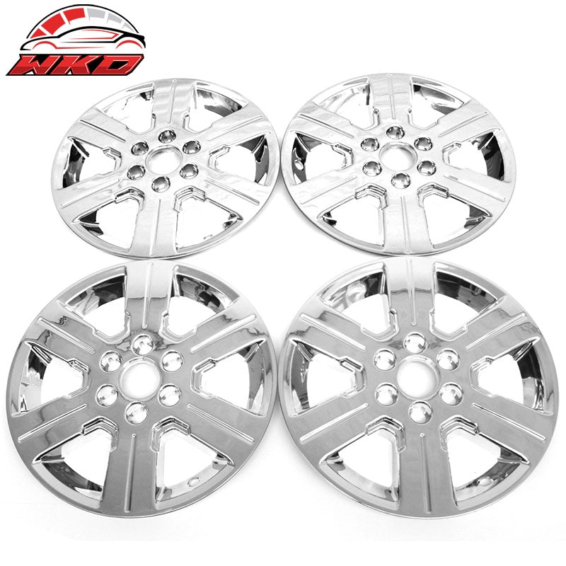 Fits 09-17 Chevrolet Traverse Chrome 18 Inch Wheel Covers Hubcaps Rim 4PCS Set