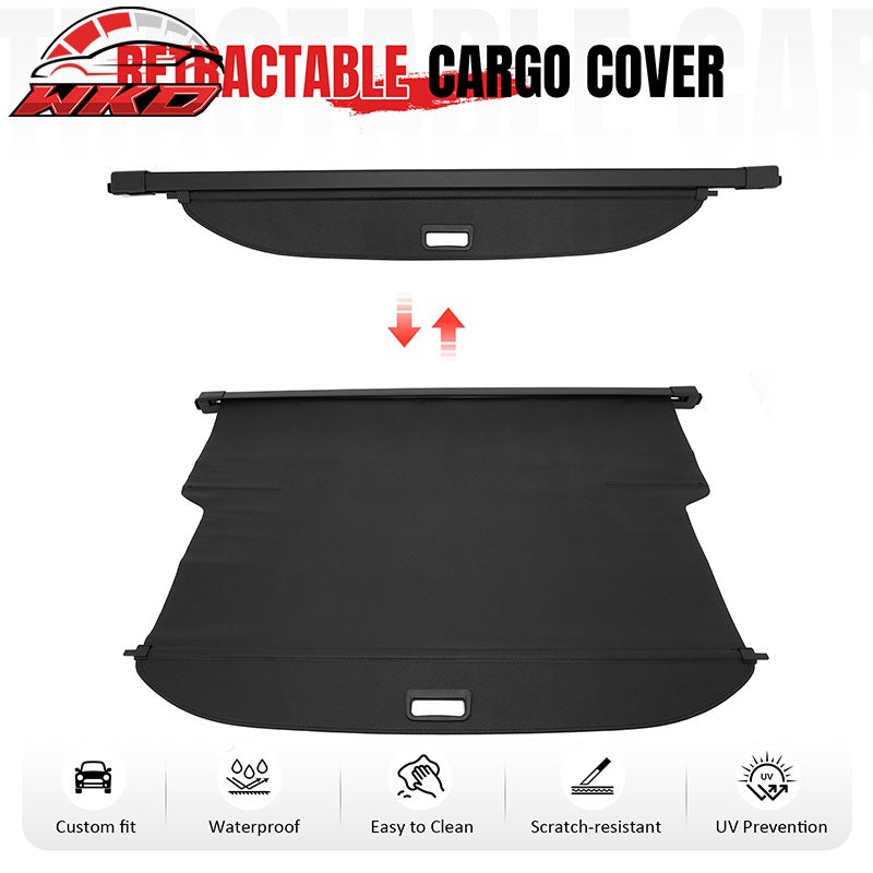 Fits 24-26 Chevrolet Traverse GMC Acadia 25-26 Buick Enclave Cargo Cover Leather