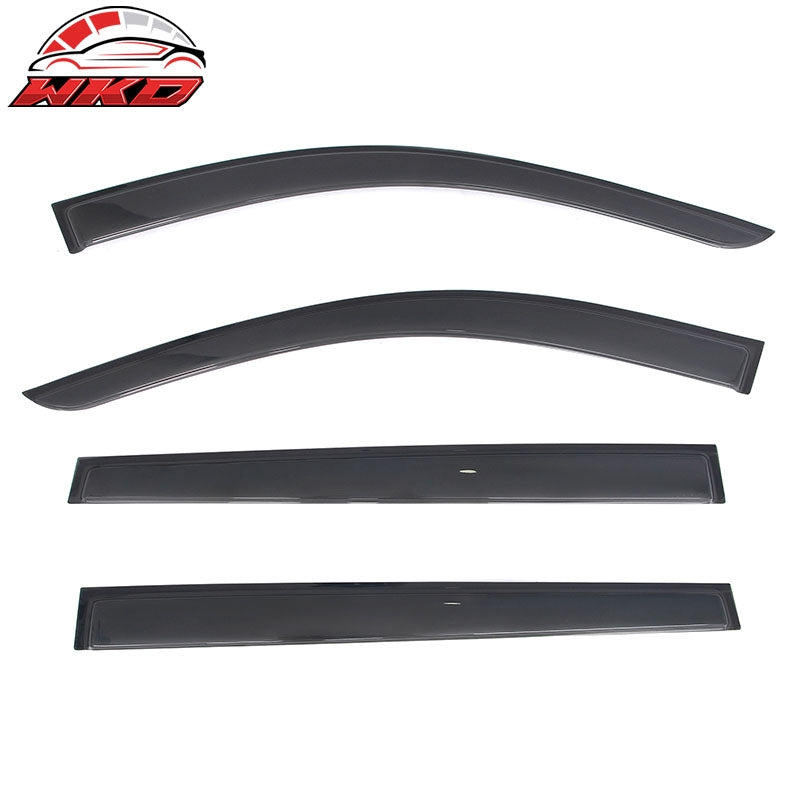 Fits 24-26 Chevrolet Traverse Tape-on Window Visors Vent Rain Guards Deflectors