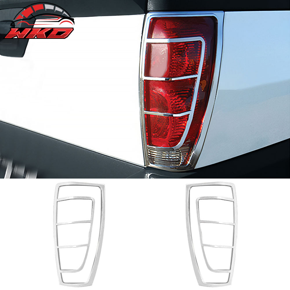 Fits 02-06 Chevrolet Avalanche 1500 2500 Rear Tail Lights Lamp Bezels Cover Trim