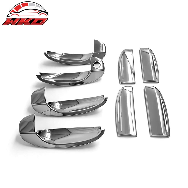 Fits 04-11 Chevy Aveo Sedan 09-11 Aveo 5 Chrome Door Handle Covers 1 Key Hole