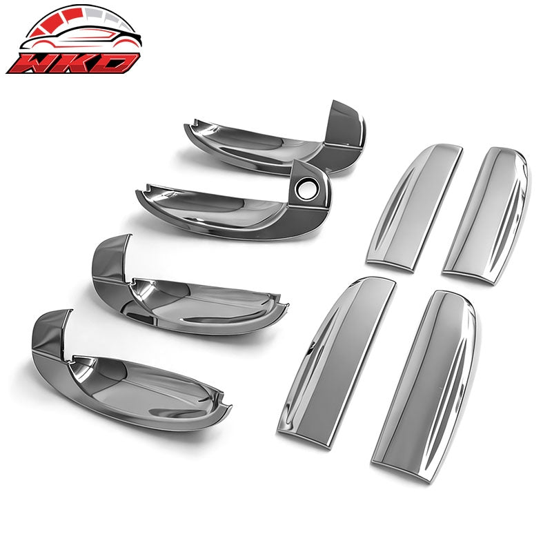 Fits 04-11 Chevy Aveo Sedan 09-11 Aveo 5 Chrome Door Handle Covers 1 Key Hole