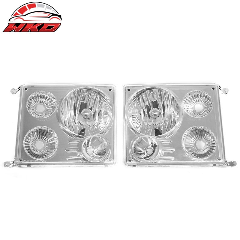 Wholesale 88-93 Chevy C/K 92-93 Chevy Blazer Chrome Bumper Head Lights Lamps Pair