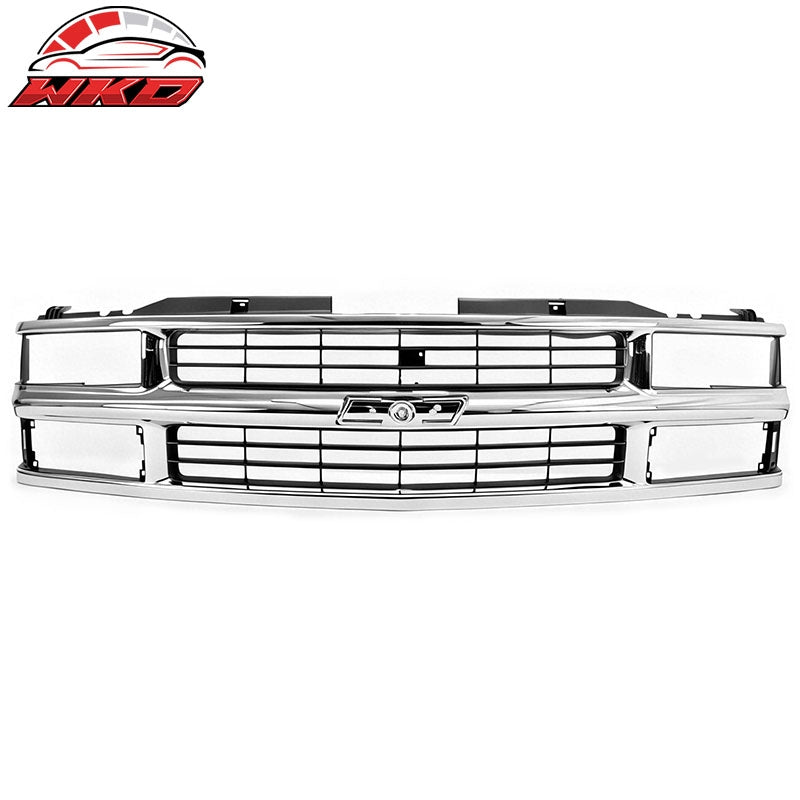 Wholesale For 94-00 Chevy C/K& 95-99 Tahoe Chrome Front Upper Grille Bumper Radiator Grill