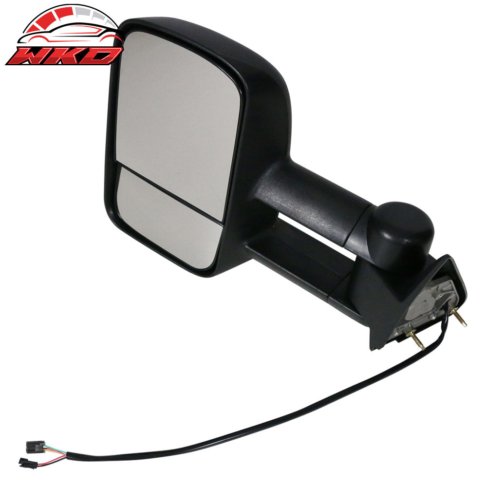 Fits 88-98 Chevy C/K C10 1500 2500 3500 Manual Towing Side Mirrors & LED Signal