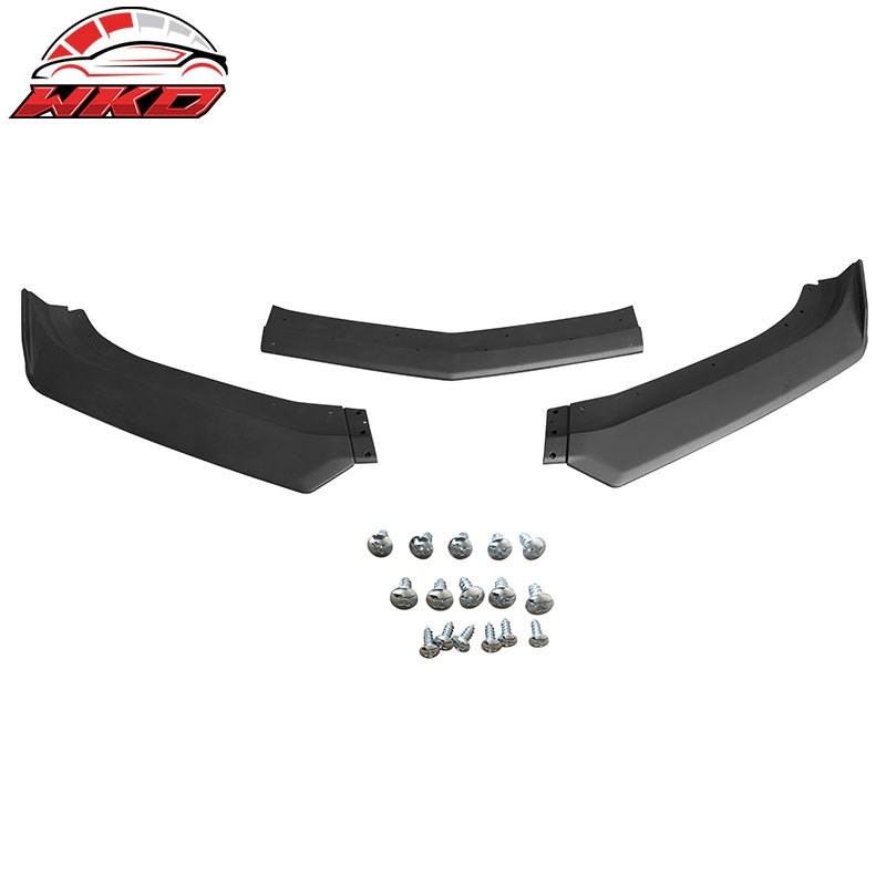 Fits 19-24 Chevy Camaro 19 SS Style PP Front Bumper Cover w/ Matte Black 3PC Lip