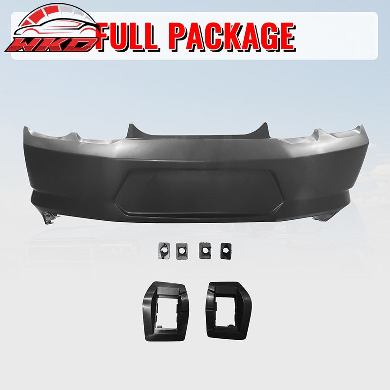 Fits 16-18 Chevy Camaro 19 ZL1 Style Fold Rear Bumper Cover Conversion PP