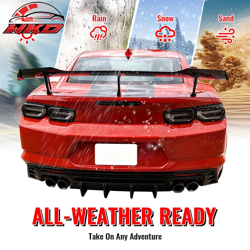 Fits 16-18 Chevy Camaro 19 ZL1 Style Fold Rear Bumper Cover Conversion PP