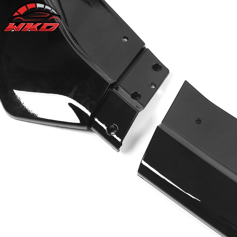 Fits 16-24 Chevy Camaro Front Bumper Lip 1LE Style Spoiler Gloss Black Splitter