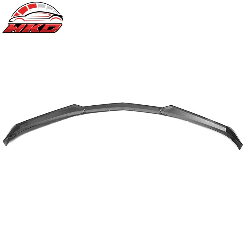 Fits 16-24 Chevy Camaro Front Bumper Lip 1LE Style Spoiler Gloss Black Splitter