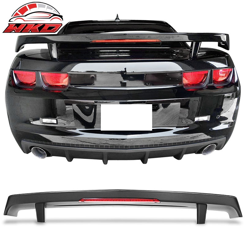 Wholesale 10-13 Chevy Camaro GM Style High Wing Trunk Spoiler W/3rd LED Brake Light