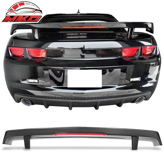 Wholesale 10-13 Chevy Camaro GM Style High Wing Trunk Spoiler W/3rd LED Brake Light