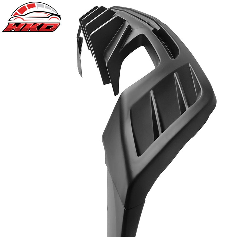 Fits 16-24 Chevy Camaro IKON Style 1PC Rear Bumper Lip Diffuser PP Matte Black